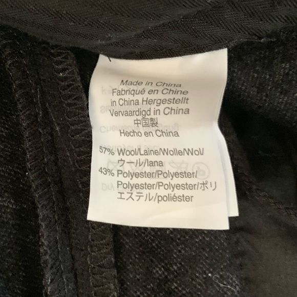 J. Crew Destination Wool Charcoal Gray Pinstripe Pants 32x32 - Picture 6 of 10